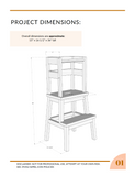 Montessori toddler learning tower plan (IKEA hack)