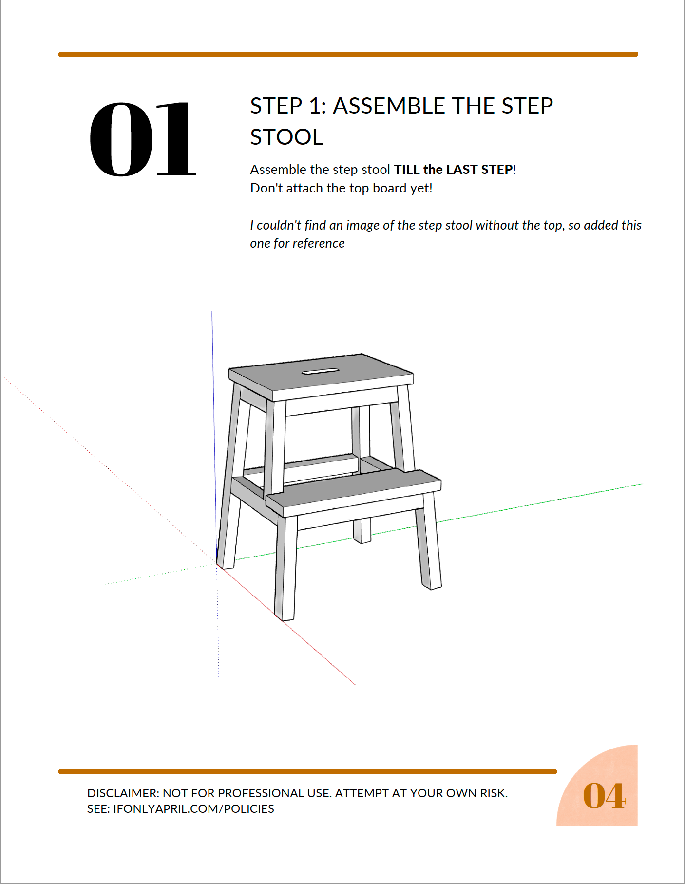 Montessori toddler learning tower plan IKEA hack If Only April