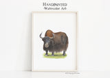 Yak Wall Art Print, DIGITAL DOWNLOAD