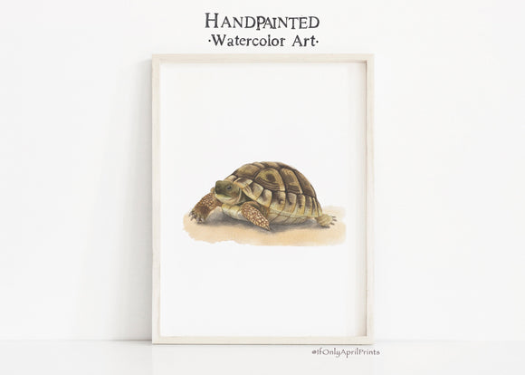 Turtle Watercolor print, INSTANT DOWNLOAD