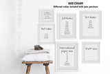 Russian Alphabet Poster, ABC print. Instant Digital Download