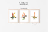 Letter K, Kenteosaurus Dinosaur print