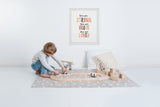 Nursery print, you are strong, brave, loved, digital download