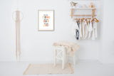 Nursery print, you are strong, brave, loved, digital download